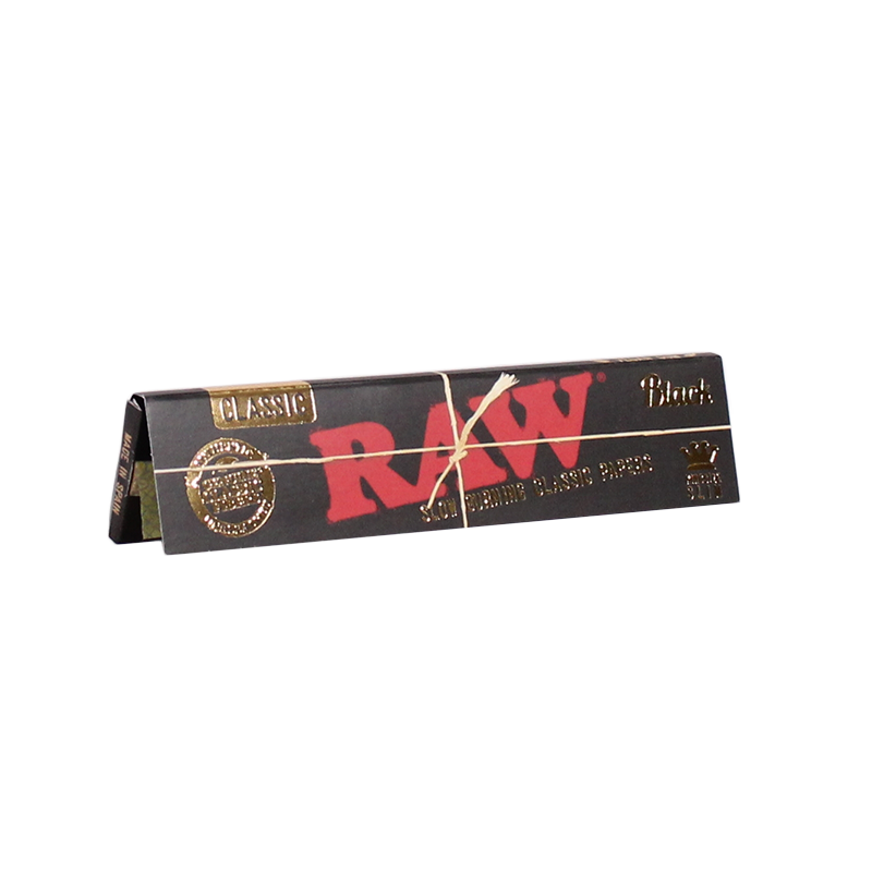 RAW Black Kingsize Slim Rolling Papers