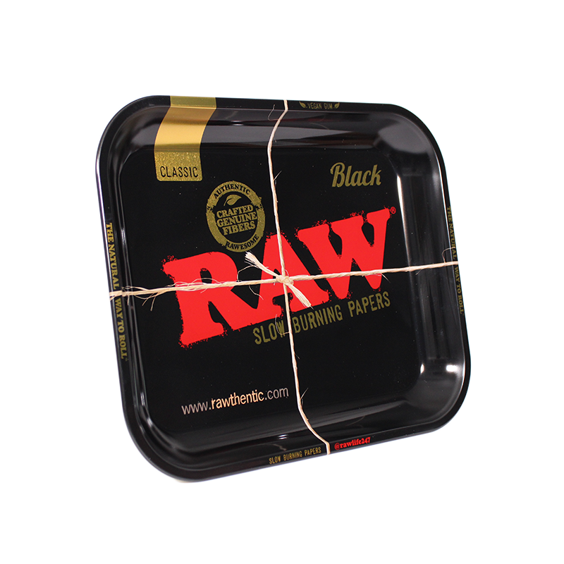 RAW Black Rolling Tray — Premium Smoker’s Tray